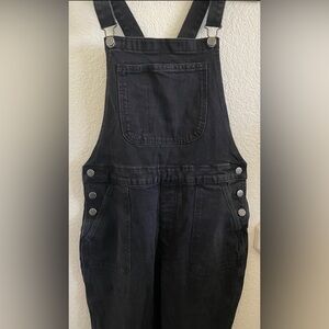 Old Navy Black Denim Overalls